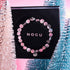 Rosa Mond | 925 Sterling Silber | Mondglas Armband